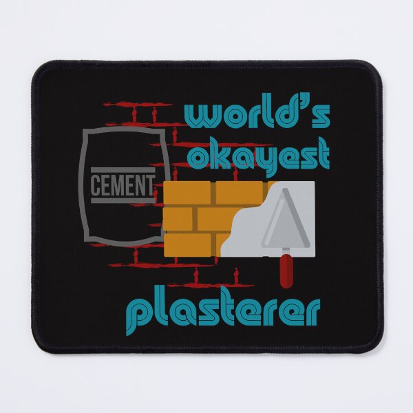 Item preview, World's Okayest Plasterer designed and sold by AnulaArt.