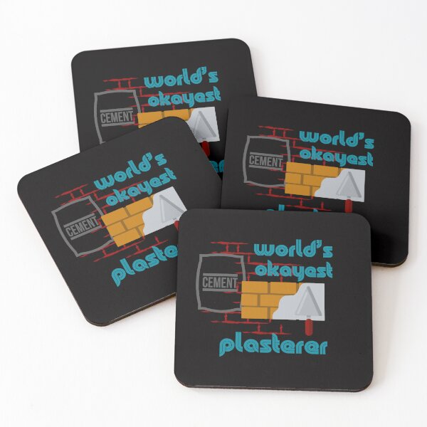 Item preview, World's Okayest Plasterer designed and sold by AnulaArt.