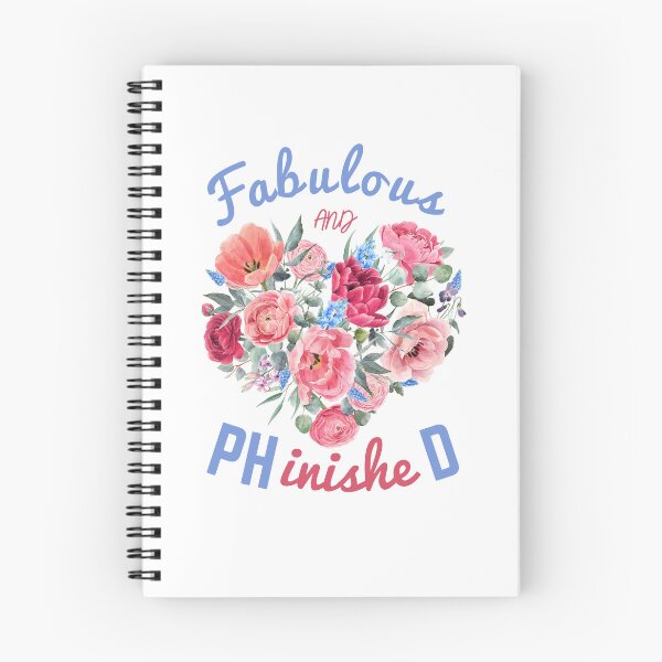 Item preview, Flower lover Fabulous and finished PhD graduation appreciation designed and sold by Lady-Frost.