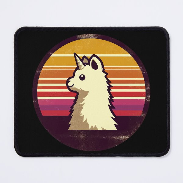 Item preview, Retro vintage Funny Kawaii llamacorn unicorn llama designed and sold by TomFrontierArt.