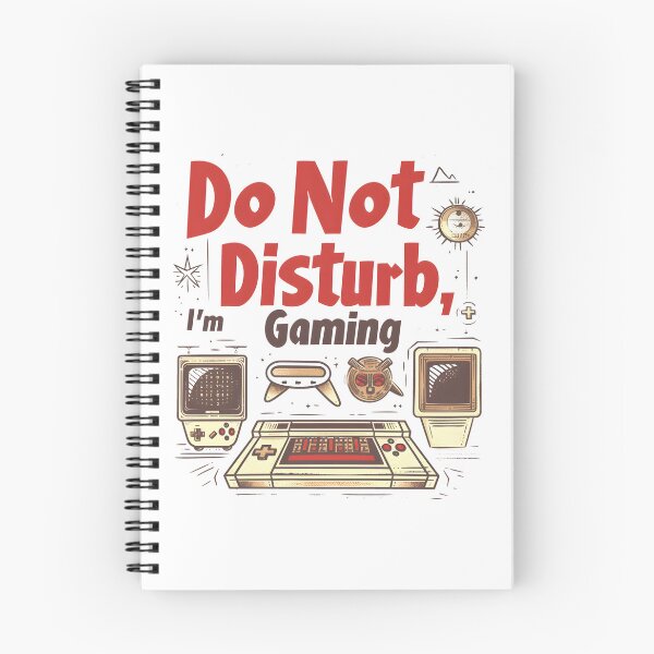 Item preview, Retro Gaming 'Do Not Disturb' Sign for Dedicated Gamers designed and sold by aihrgdesign.