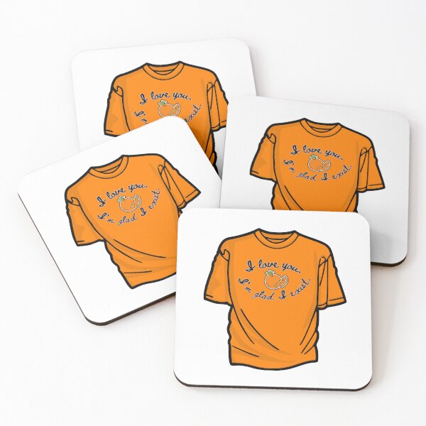 Item preview, Poetry Orange. I love you. im glad I exist designed and sold by Busybeecrdesign.