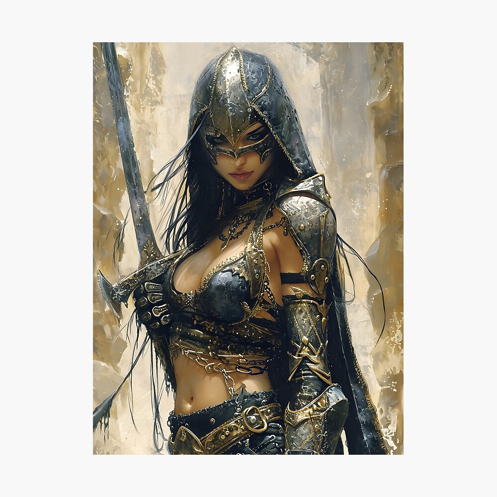 Shield Maiden Warrior Woman - :Fantasy Art