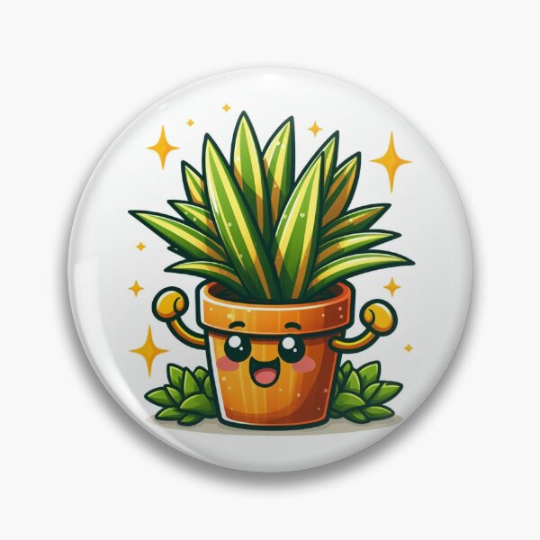 Item preview, Cute Snake Plant Sticker designed and sold by quirkyfrog.