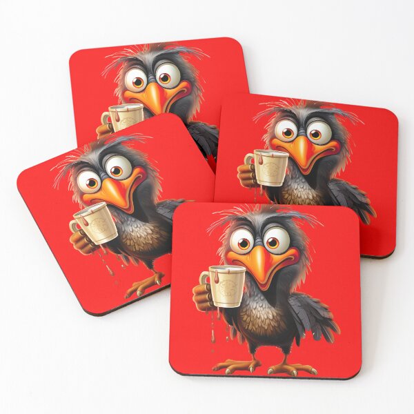 Item preview, Coffee Bird, funny design designed and sold by LoneAngel.