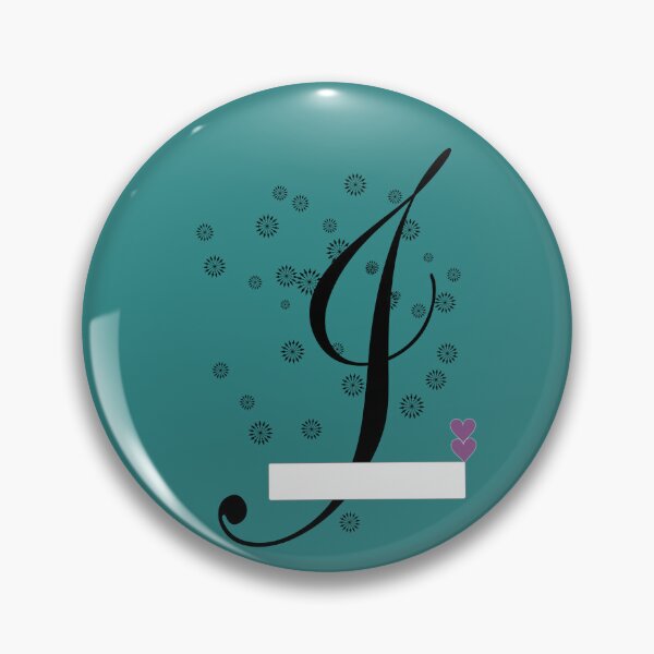 Item preview, Stylized letter design with swirls and snowflake like shapes surrounding it and two pink hearts are placed near the center of design adding a touch of color to the predominantly black and white image designed and sold by Dhamm  Jyoti.