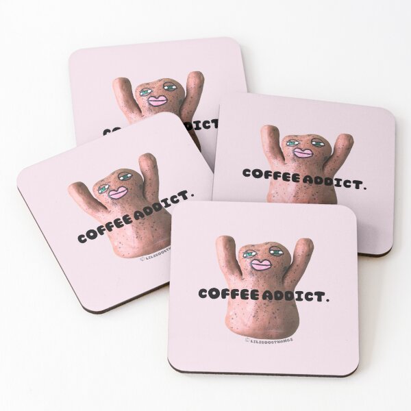 Item preview, Coffee addict., Mr. Blob, blob, cute blob, v1 | @lilsboobthangs © designed and sold by lilsboobthangs.