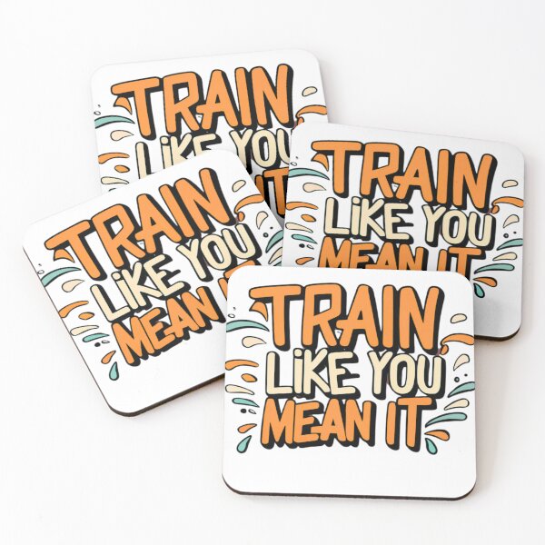 Item preview, Fitness Train Like you mean it designed and sold by Funky  Fibers.