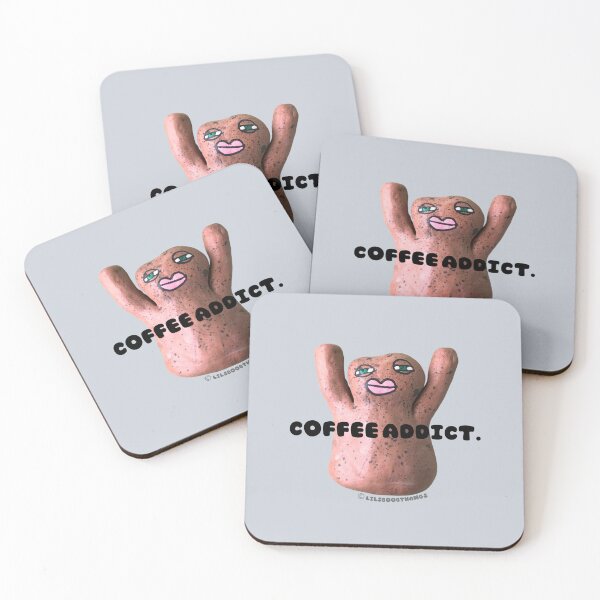 Item preview, Coffee addict., Mr. Blob, blob, cute blob, v2 | @lilsboobthangs © designed and sold by lilsboobthangs.