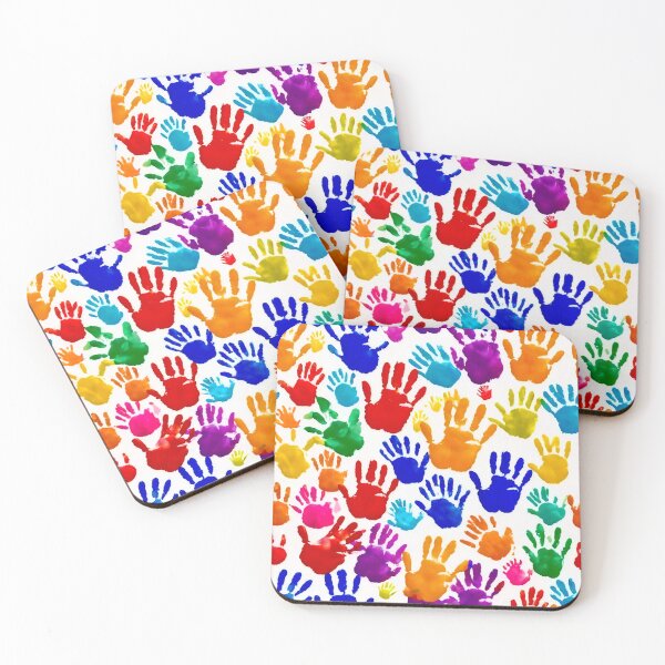Item preview, Colorful Hand Print Painting designed and sold by Bunmigraphics .