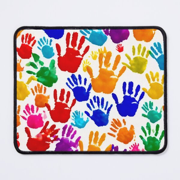 Item preview, Colorful Hand Print Painting designed and sold by Bunmigraphics .