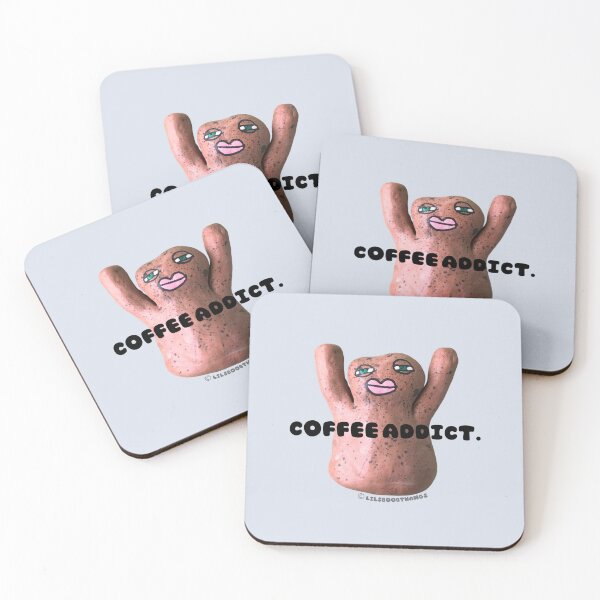 Item preview, Coffee addict., Mr. Blob, blob, cute blob, v3 | @lilsboobthangs © designed and sold by lilsboobthangs.