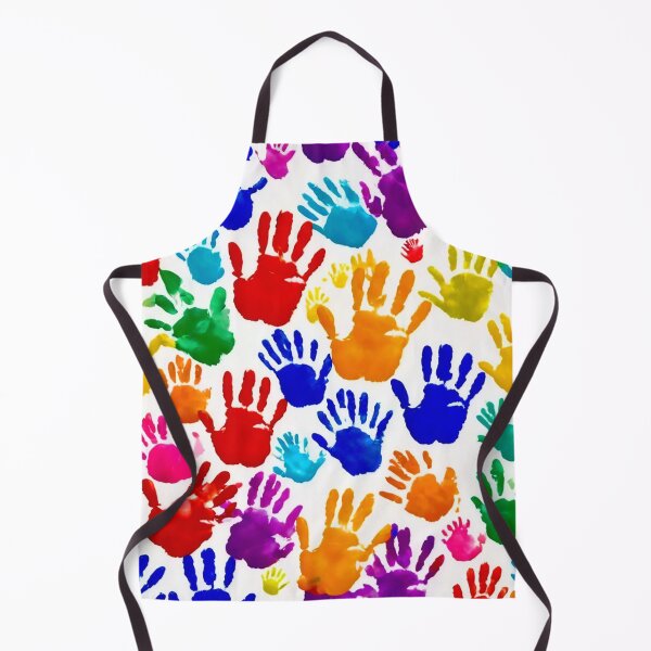 Item preview, Colorful Hand Print Painting designed and sold by Bunmigraphics .