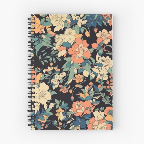 Item preview, Fluorescent Wildflowers Pattern designed and sold by GrinGalore.