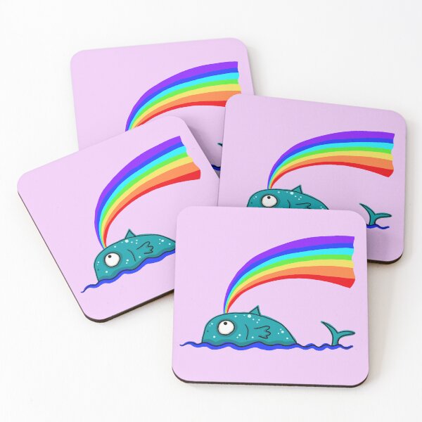 Item preview, Whale with rainbow designed and sold by ThomaeArt.