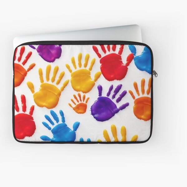 Item preview, Colorful HandPrint Painting designed and sold by Bunmigraphics .