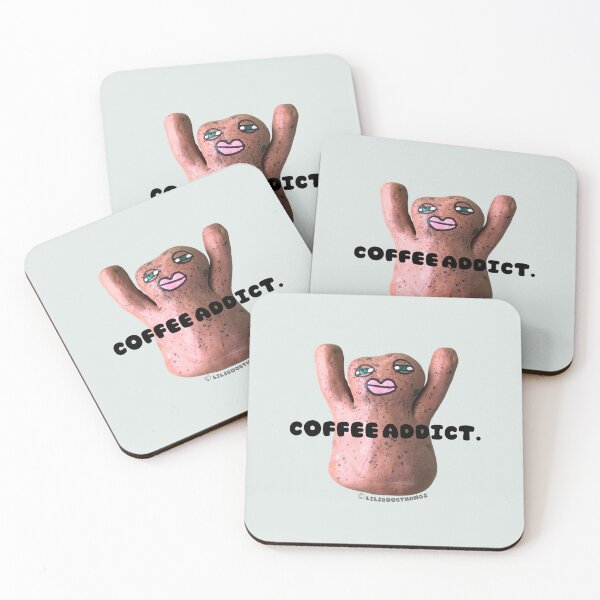 Item preview, Coffee addict., Mr. Blob, blob, cute blob, v4 | @lilsboobthangs © designed and sold by lilsboobthangs.