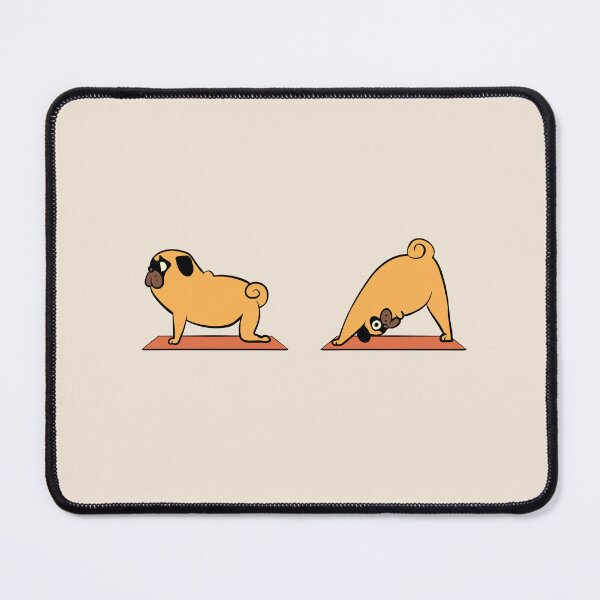 Item preview, Pug Downward Dog designed and sold by Huebucket.