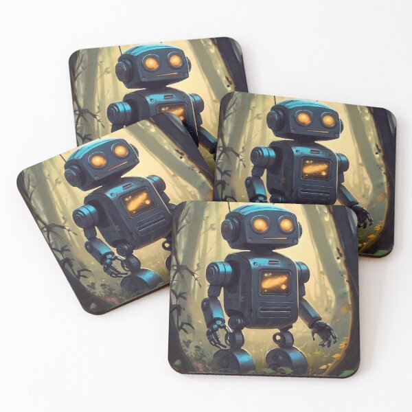 Item preview, Robot in the forest designed and sold by M-Y-A-R-T-.
