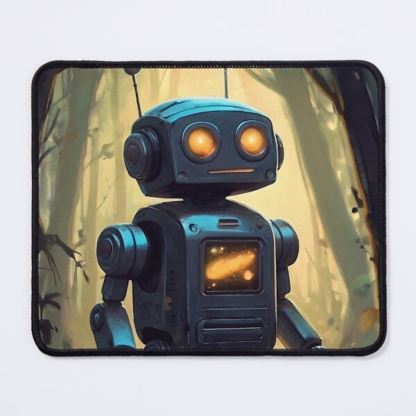 Item preview, Robot in the forest designed and sold by M-Y-A-R-T-.