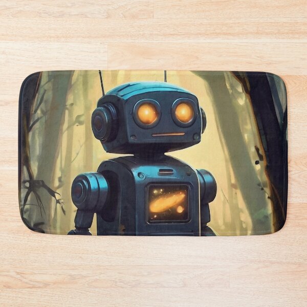 Item preview, Robot in the forest designed and sold by M-Y-A-R-T-.