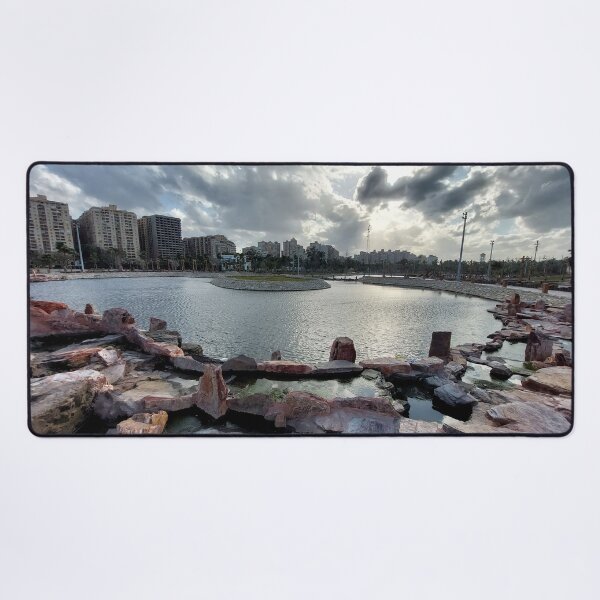 Item preview, Lake in a park designed and sold by ammarmo7amed.