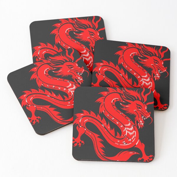 Item preview, Unleash the Power: The Vibrant Red Dragon that Embodies Oriental Energy! designed and sold by Rosa Elena Albornoz Mendez.