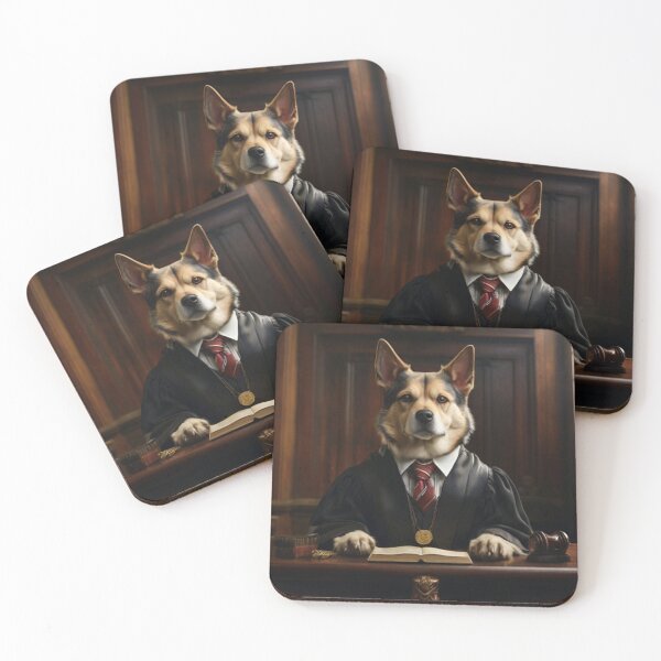 Item preview, Divine Justice: Canine Courtroom Chronicles designed and sold by DoggyDream.