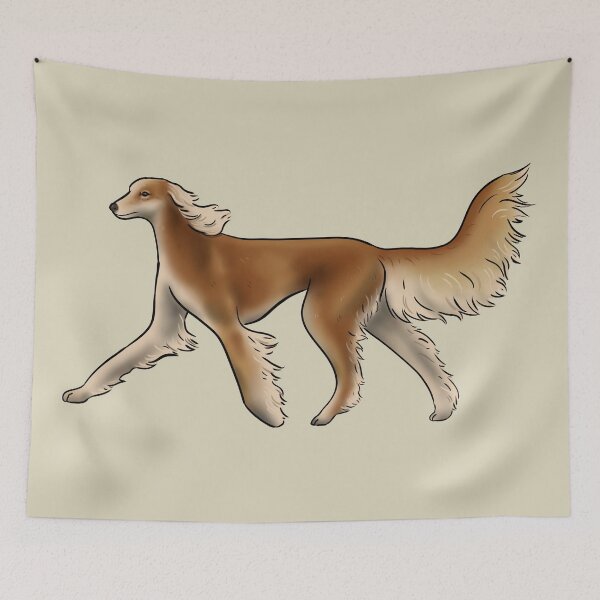 Item preview, Saluki dog designed and sold by Milanicole.