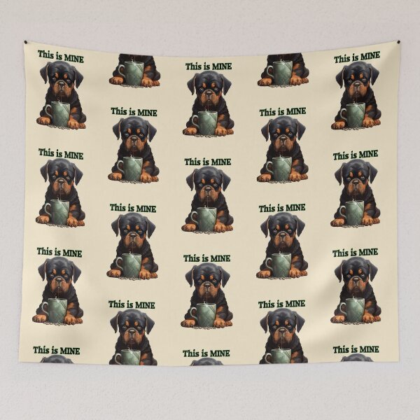 Item preview, The grumpy dog warns, this is mine designed and sold by LoneAngel.