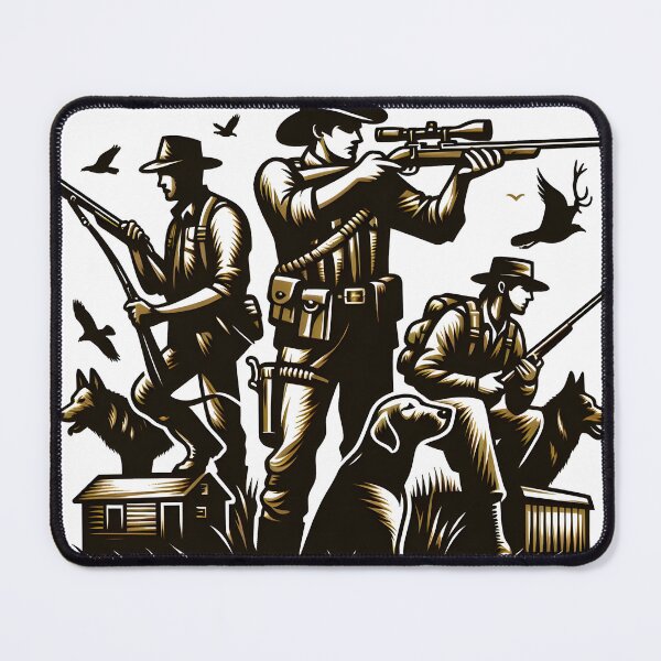 Item preview,  Fearless Hunters Hunting in Jungle designed and sold by vectorillus.