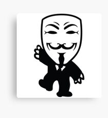 anonymous dance Canvas Print