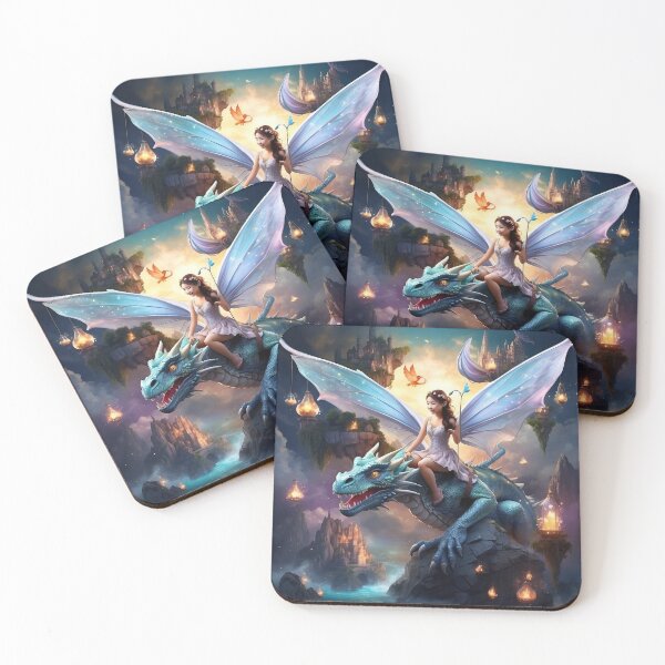 Item preview, Skybound Harmony | Whimsical Fairy and Dragon Adventure designed and sold by MysticFable.