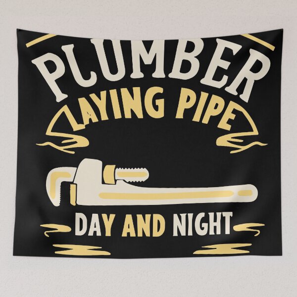 Item preview, Plumber Laying Pipe designed and sold by bihtti.