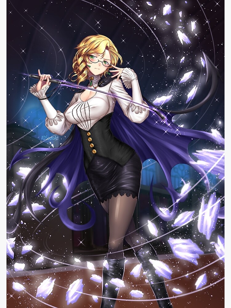 anime personalized ruby rose huntress RWBY Personalised Birthday Card