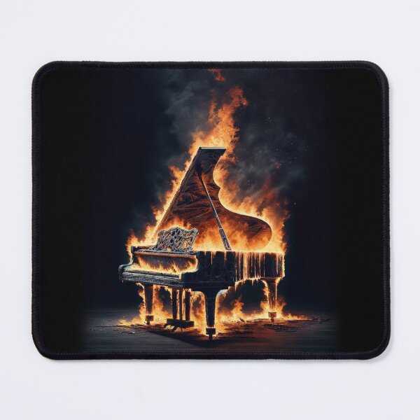 Item preview, A Grand Piano On Fire designed and sold by OddCorro.