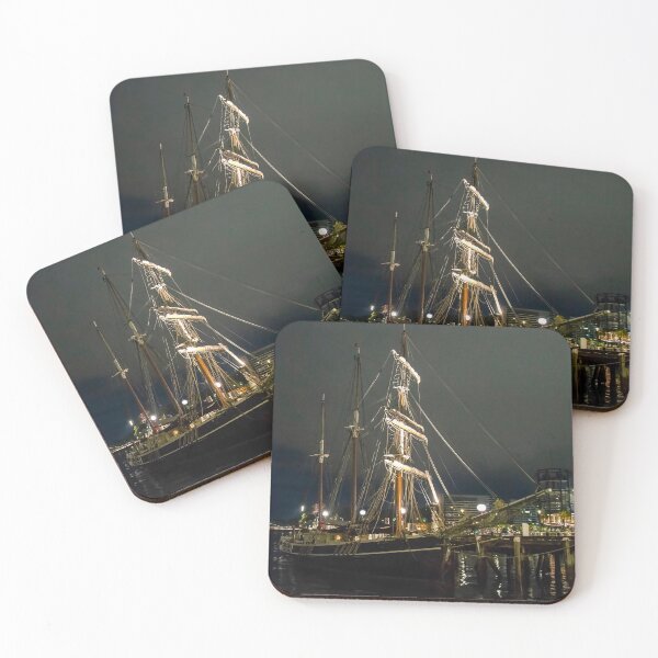 Item preview, Tall Sailing Ship In The Harbour designed and sold by Barry Ion.