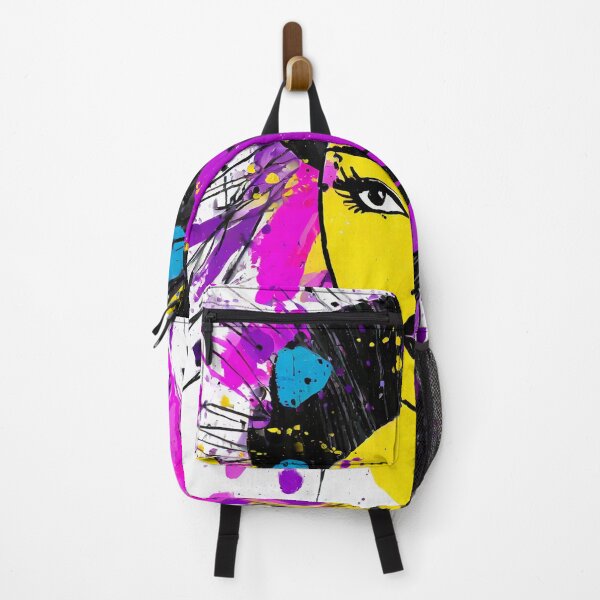 Item preview, Beautifull African Woman With Violet, Pink, Yellow, Blue and Purple designed and sold by MakeInShop.