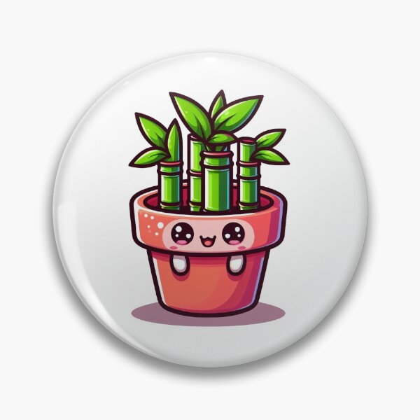 Item preview, Cute Lucky Bamboo Sticker designed and sold by quirkyfrog.