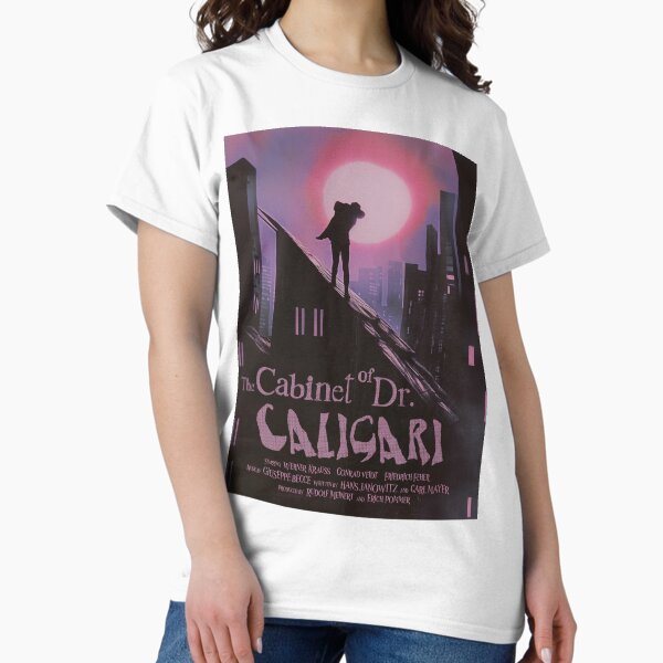 Item preview, The Cabinet of Dr. Caligari Pop Art Neon Noir Art Re-Imagined, Robert Wiene designed and sold by PrintShangri-La.