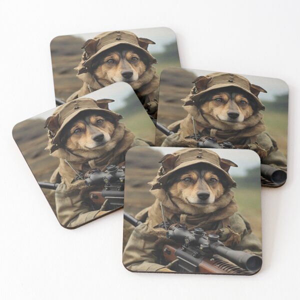 Item preview, Sniper's Watch: Canine Guardian of the Battlefield designed and sold by DoggyDream.