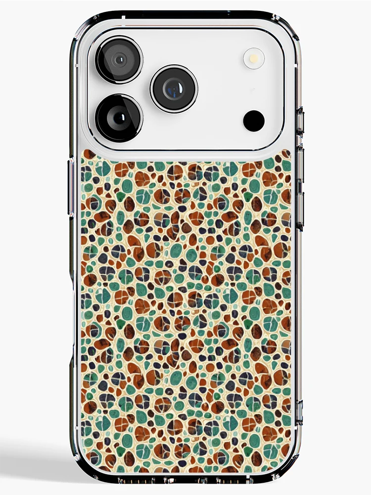 Thumbnail 1 of 5, iPhone Case, Rock Tile Pattern designed and sold by DestoPattern.