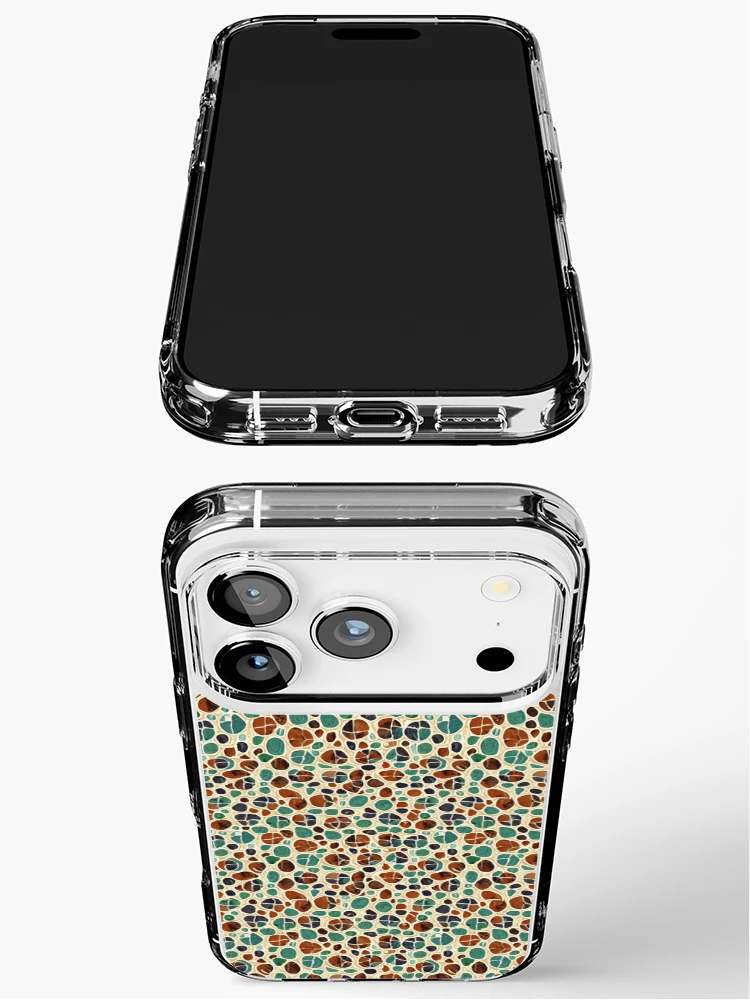 Thumbnail 3 of 5, iPhone Case, Rock Tile Pattern designed and sold by DestoPattern.