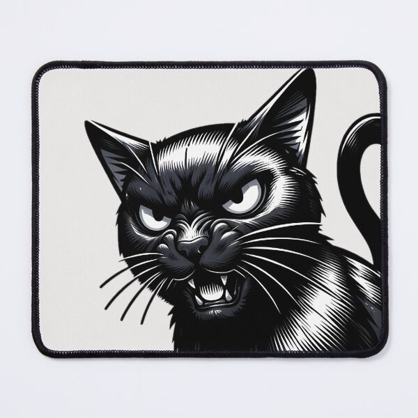Item preview, Angry Black Cat designed and sold by anderelbe.