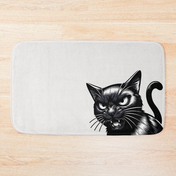 Item preview, Angry Black Cat designed and sold by anderelbe.