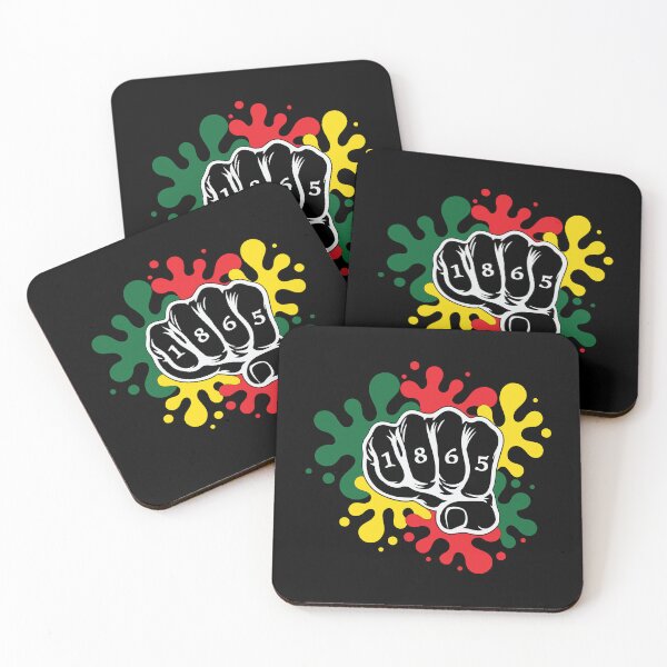 Item preview, Fist Juneteenth 1865 Color Art designed and sold by BlackSnowShop.