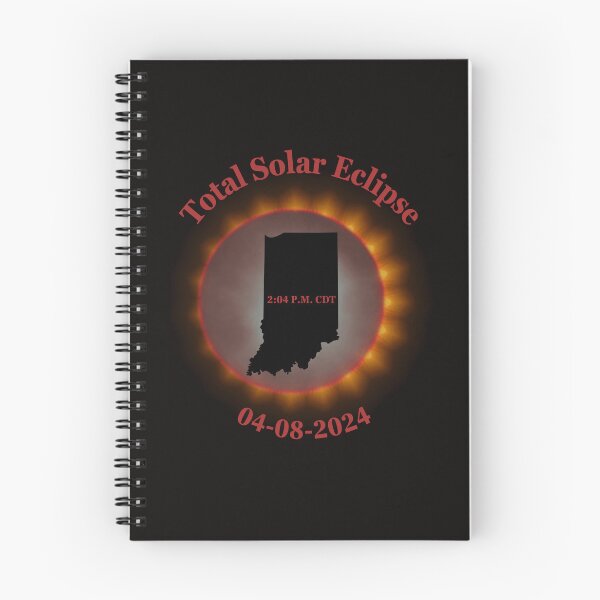 Item preview, Indiana total solar eclipse designed and sold by misslizzyspin.