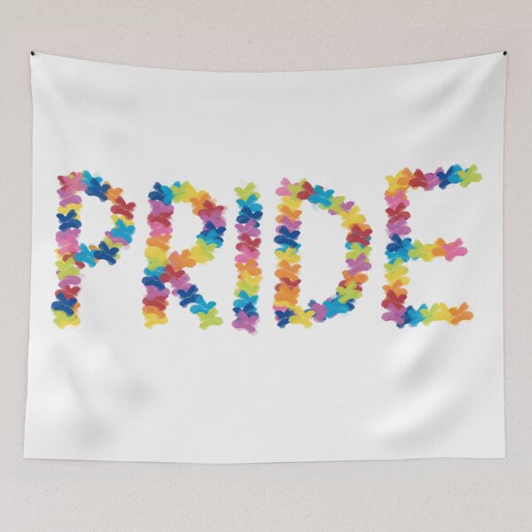 Item preview, Pride: Flowery version in the colours of the rainbow designed and sold by Fridolini.