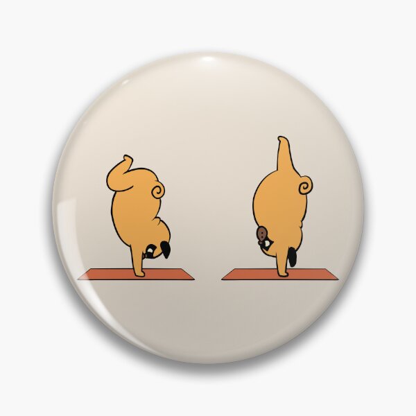 Item preview, Pug Yoga Handstand designed and sold by Huebucket.