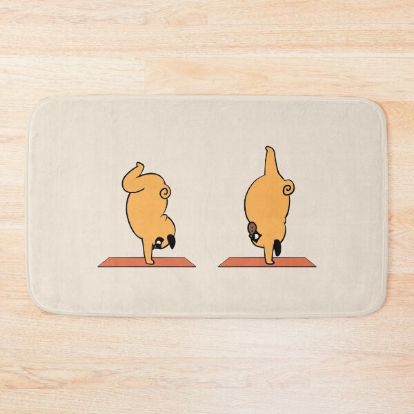 Item preview, Pug Yoga Handstand designed and sold by Huebucket.